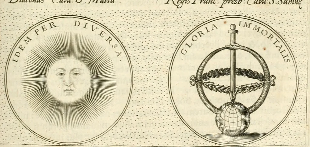 An illustration from Symbola diuina & humana pontificvm, imperatorvm, regvm : accessit breuis & facilis isagoge Iac. Typotii : ex mvsaeo Octavii de Strada civis Romani : tomus primus[-tertius], 1601, leaf 238
