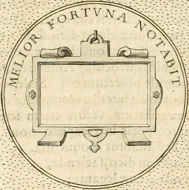 An illustration from Symbola diuina & humana pontificvm, imperatorvm, regvm : accessit breuis & facilis isagoge Iac. Typotii : ex mvsaeo Octavii de Strada civis Romani : tomus primus[-tertius], 1601, leaf 243
