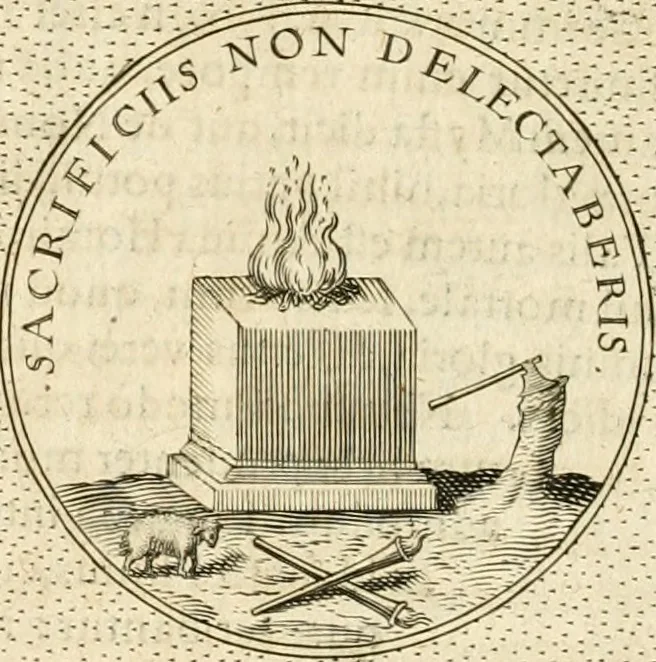 An illustration from Symbola diuina & humana pontificvm, imperatorvm, regvm : accessit breuis & facilis isagoge Iac. Typotii : ex mvsaeo Octavii de Strada civis Romani : tomus primus[-tertius], 1601, leaf 243