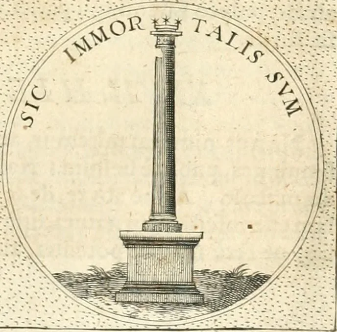 An illustration from Symbola diuina & humana pontificvm, imperatorvm, regvm : accessit breuis & facilis isagoge Iac. Typotii : ex mvsaeo Octavii de Strada civis Romani : tomus primus[-tertius], 1601, leaf 256