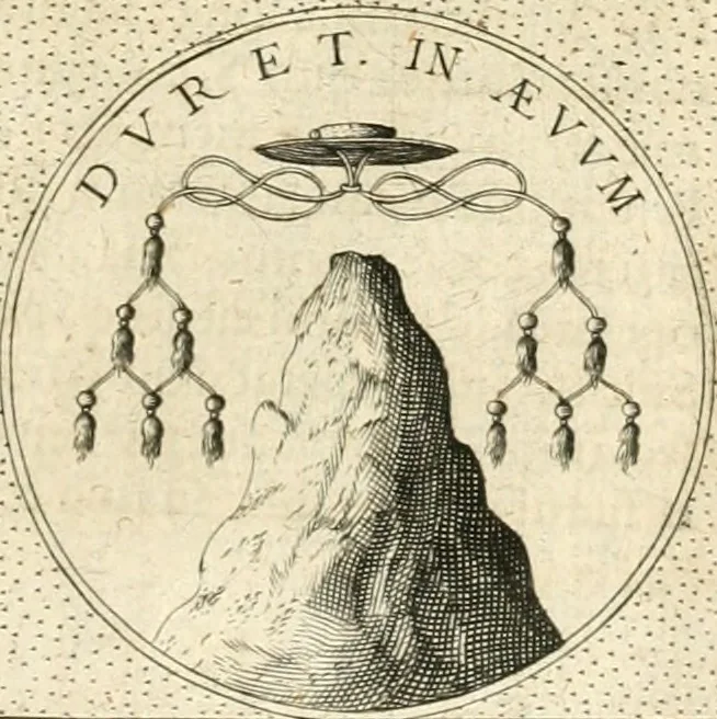 An illustration from Symbola diuina & humana pontificvm, imperatorvm, regvm : accessit breuis & facilis isagoge Iac. Typotii : ex mvsaeo Octavii de Strada civis Romani : tomus primus[-tertius], 1601, leaf 260