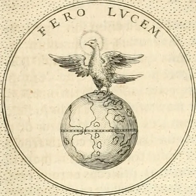 An illustration from Symbola diuina & humana pontificvm, imperatorvm, regvm : accessit breuis & facilis isagoge Iac. Typotii : ex mvsaeo Octavii de Strada civis Romani : tomus primus[-tertius], 1601, leaf 269