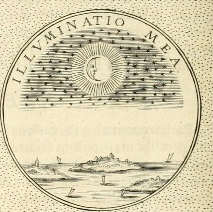 An illustration from Symbola diuina & humana pontificvm, imperatorvm, regvm : accessit breuis & facilis isagoge Iac. Typotii : ex mvsaeo Octavii de Strada civis Romani : tomus primus[-tertius], 1601, leaf 269