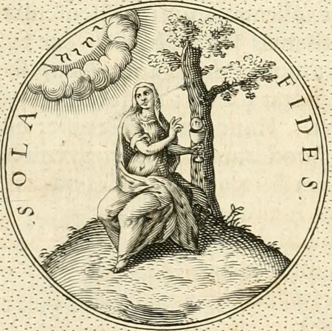 An illustration from Symbola diuina & humana pontificvm, imperatorvm, regvm : accessit breuis & facilis isagoge Iac. Typotii : ex mvsaeo Octavii de Strada civis Romani : tomus primus[-tertius], 1601, leaf 273