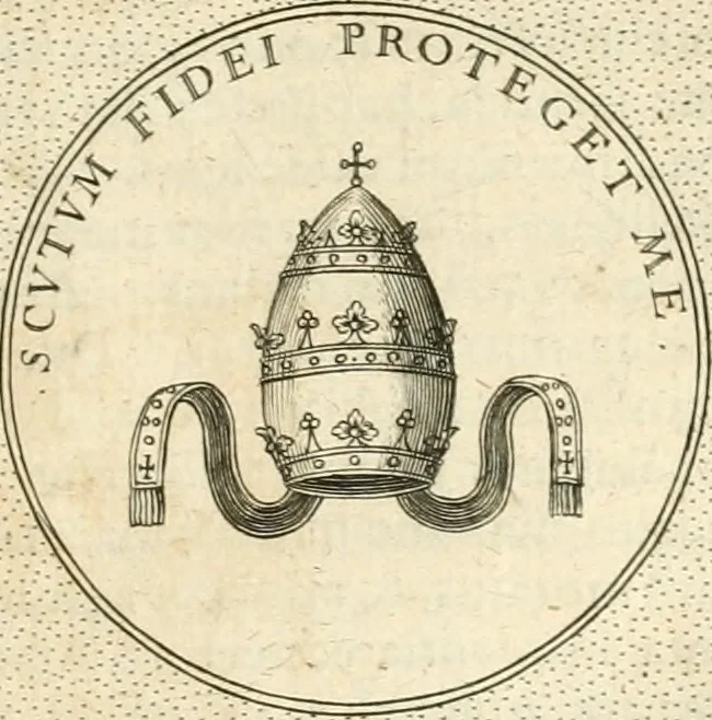 An illustration from Symbola diuina & humana pontificvm, imperatorvm, regvm : accessit breuis & facilis isagoge Iac. Typotii : ex mvsaeo Octavii de Strada civis Romani : tomus primus[-tertius], 1601, leaf 278