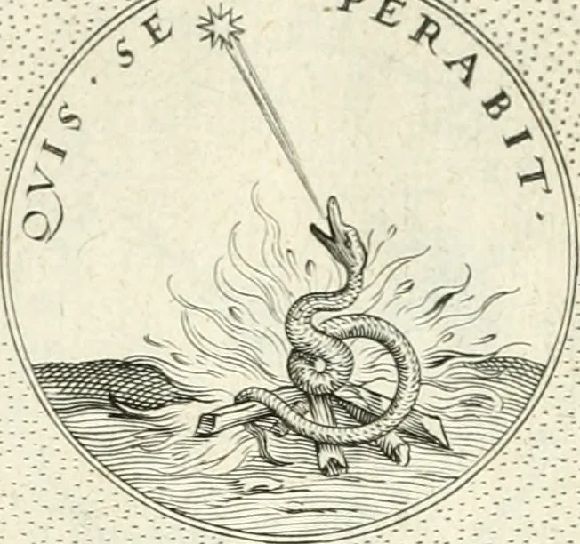 An illustration from Symbola diuina & humana pontificvm, imperatorvm, regvm : accessit breuis & facilis isagoge Iac. Typotii : ex mvsaeo Octavii de Strada civis Romani : tomus primus[-tertius], 1601, leaf 28
