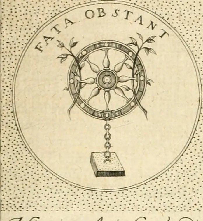 An illustration from Symbola diuina & humana pontificvm, imperatorvm, regvm : accessit breuis & facilis isagoge Iac. Typotii : ex mvsaeo Octavii de Strada civis Romani : tomus primus[-tertius], 1601, leaf 282
