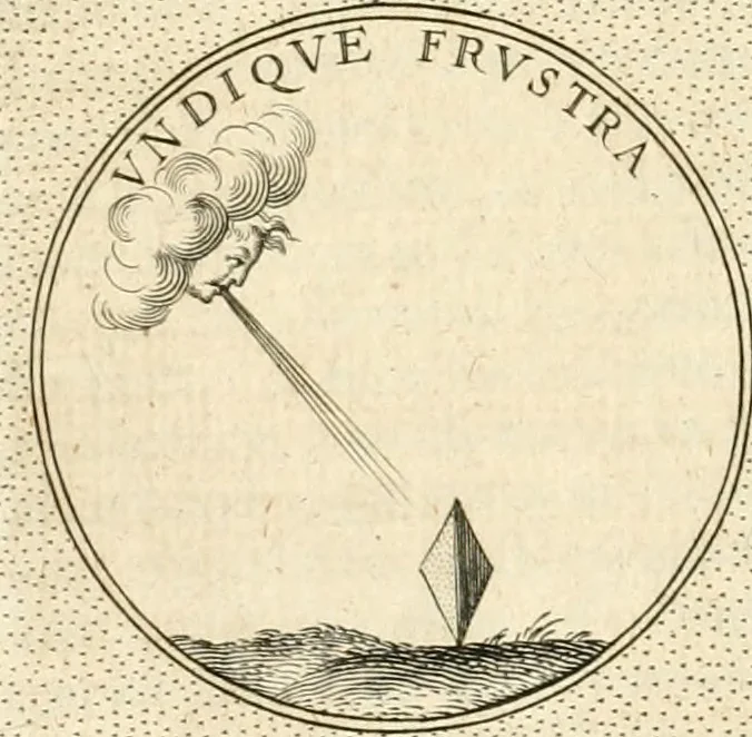 An illustration from Symbola diuina & humana pontificvm, imperatorvm, regvm : accessit breuis & facilis isagoge Iac. Typotii : ex mvsaeo Octavii de Strada civis Romani : tomus primus[-tertius], 1601, leaf 291