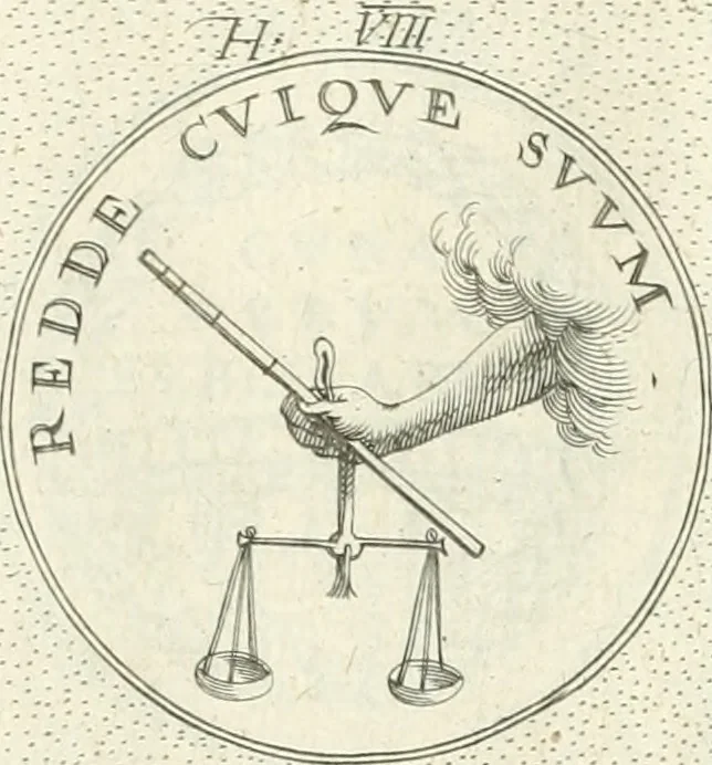 An illustration from Symbola diuina & humana pontificvm, imperatorvm, regvm : accessit breuis & facilis isagoge Iac. Typotii : ex mvsaeo Octavii de Strada civis Romani : tomus primus[-tertius], 1601, leaf 30