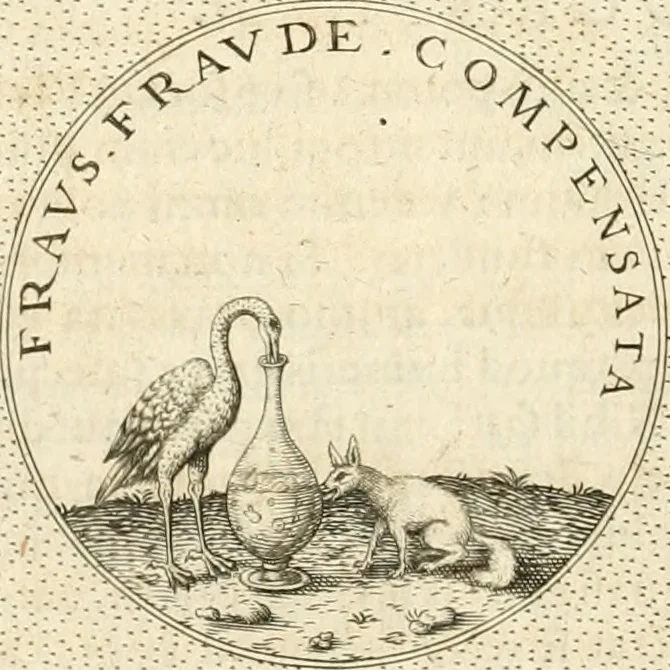 An illustration from Symbola diuina & humana pontificvm, imperatorvm, regvm : accessit breuis & facilis isagoge Iac. Typotii : ex mvsaeo Octavii de Strada civis Romani : tomus primus[-tertius], 1601, leaf 301