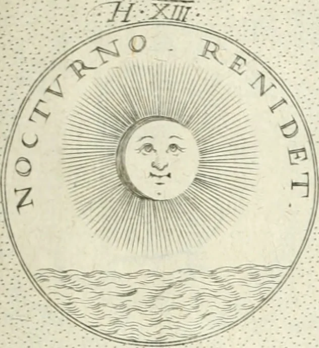 An illustration from Symbola diuina & humana pontificvm, imperatorvm, regvm : accessit breuis & facilis isagoge Iac. Typotii : ex mvsaeo Octavii de Strada civis Romani : tomus primus[-tertius], 1601, leaf 32