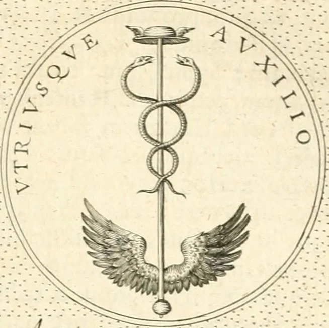 An illustration from Symbola diuina & humana pontificvm, imperatorvm, regvm : accessit breuis & facilis isagoge Iac. Typotii : ex mvsaeo Octavii de Strada civis Romani : tomus primus[-tertius], 1601, leaf 328