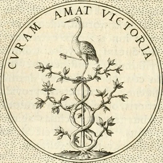 An illustration from Symbola diuina & humana pontificvm, imperatorvm, regvm : accessit breuis & facilis isagoge Iac. Typotii : ex mvsaeo Octavii de Strada civis Romani : tomus primus[-tertius], 1601, leaf 339