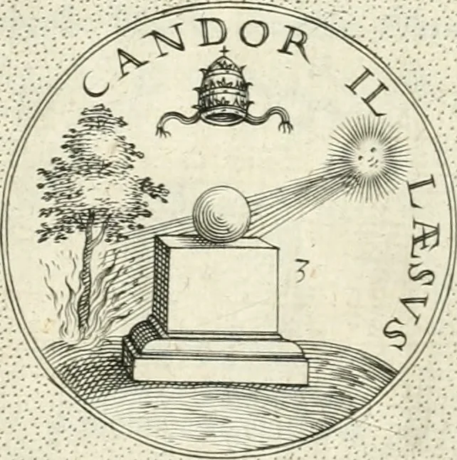 An illustration from Symbola diuina & humana pontificvm, imperatorvm, regvm : accessit breuis & facilis isagoge Iac. Typotii : ex mvsaeo Octavii de Strada civis Romani : tomus primus[-tertius], 1601, leaf 34