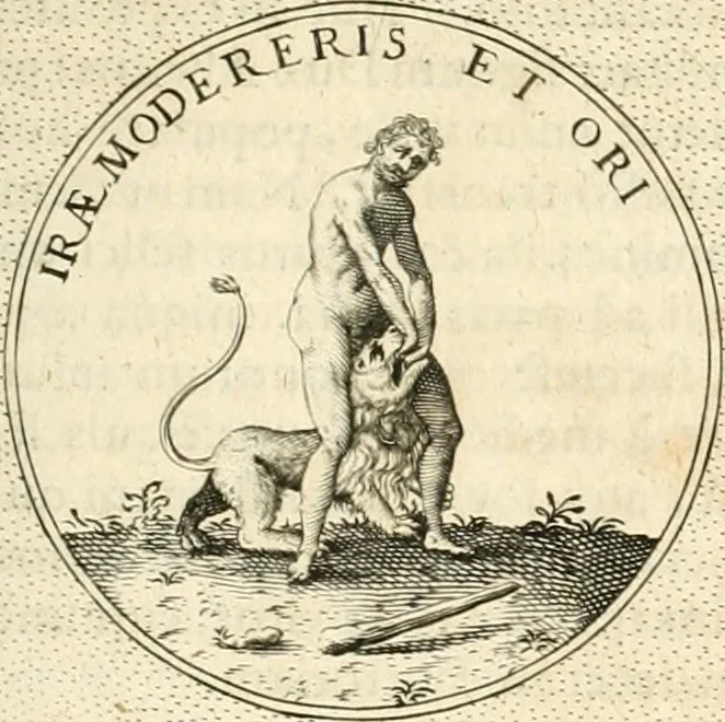 An illustration from Symbola diuina & humana pontificvm, imperatorvm, regvm : accessit breuis & facilis isagoge Iac. Typotii : ex mvsaeo Octavii de Strada civis Romani : tomus primus[-tertius], 1601, leaf 352