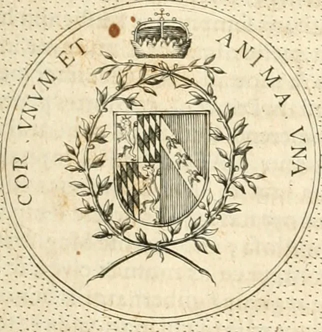 An illustration from Symbola diuina & humana pontificvm, imperatorvm, regvm : accessit breuis & facilis isagoge Iac. Typotii : ex mvsaeo Octavii de Strada civis Romani : tomus primus[-tertius], 1601, leaf 358