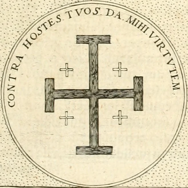 An illustration from Symbola diuina & humana pontificvm, imperatorvm, regvm : accessit breuis & facilis isagoge Iac. Typotii : ex mvsaeo Octavii de Strada civis Romani : tomus primus[-tertius], 1601, leaf 372