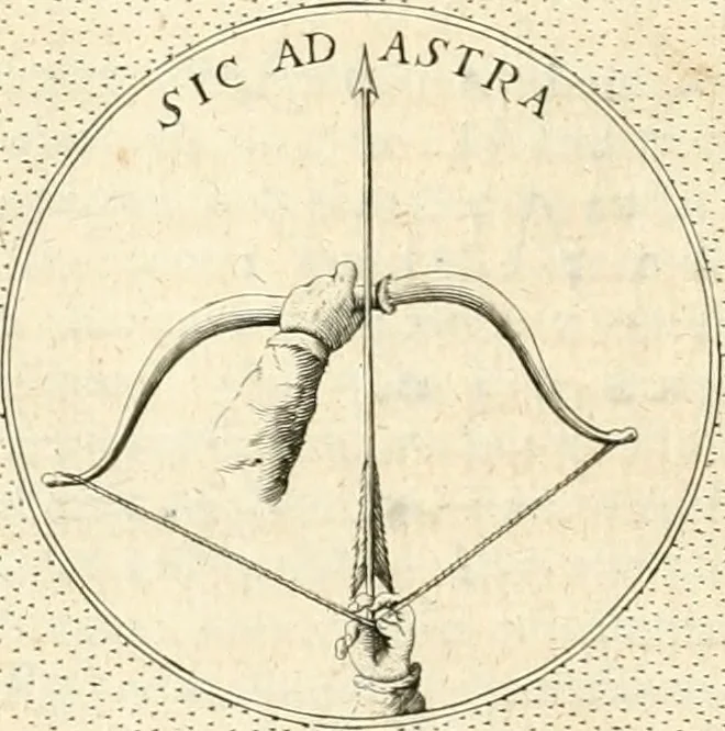 An illustration from Symbola diuina & humana pontificvm, imperatorvm, regvm : accessit breuis & facilis isagoge Iac. Typotii : ex mvsaeo Octavii de Strada civis Romani : tomus primus[-tertius], 1601, leaf 377