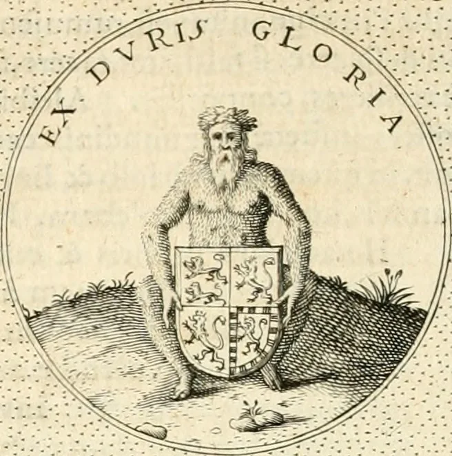 An illustration from Symbola diuina & humana pontificvm, imperatorvm, regvm : accessit breuis & facilis isagoge Iac. Typotii : ex mvsaeo Octavii de Strada civis Romani : tomus primus[-tertius], 1601, leaf 377