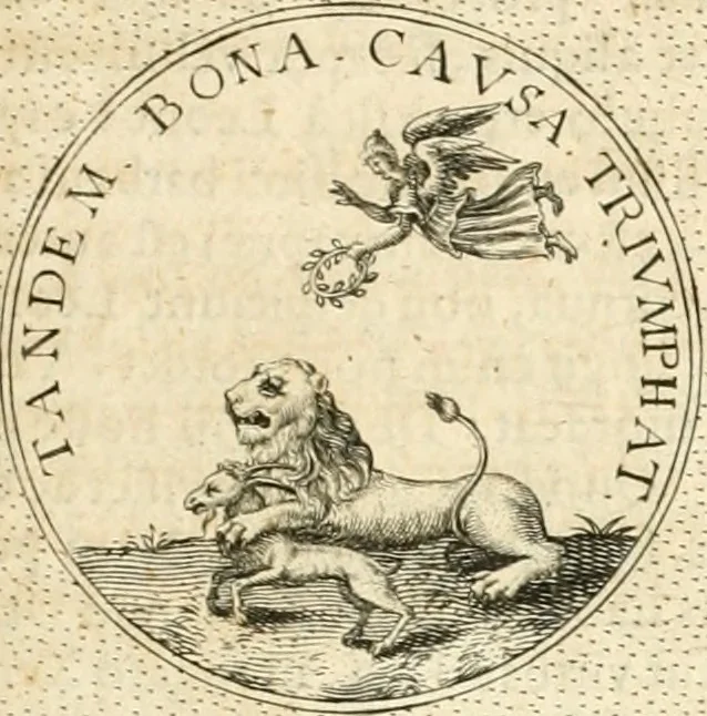 An illustration from Symbola diuina & humana pontificvm, imperatorvm, regvm : accessit breuis & facilis isagoge Iac. Typotii : ex mvsaeo Octavii de Strada civis Romani : tomus primus[-tertius], 1601, leaf 382