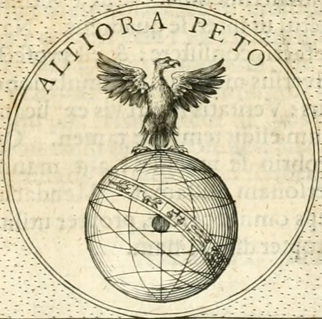 An illustration from Symbola diuina & humana pontificvm, imperatorvm, regvm : accessit breuis & facilis isagoge Iac. Typotii : ex mvsaeo Octavii de Strada civis Romani : tomus primus[-tertius], 1601, leaf 382