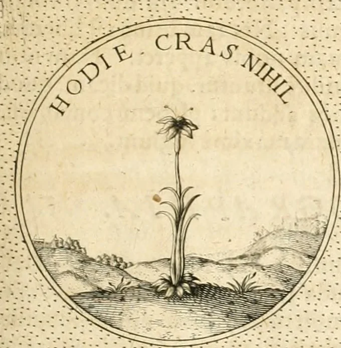 An illustration from Symbola diuina & humana pontificvm, imperatorvm, regvm : accessit breuis & facilis isagoge Iac. Typotii : ex mvsaeo Octavii de Strada civis Romani : tomus primus[-tertius], 1601, leaf 386
