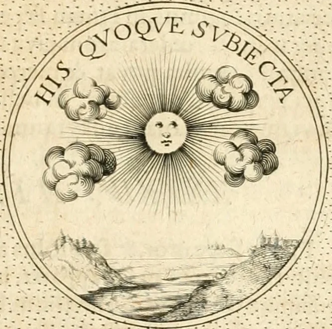 An illustration from Symbola diuina & humana pontificvm, imperatorvm, regvm : accessit breuis & facilis isagoge Iac. Typotii : ex mvsaeo Octavii de Strada civis Romani : tomus primus[-tertius], 1601, leaf 386