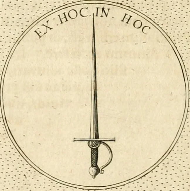 An illustration from Symbola diuina & humana pontificvm, imperatorvm, regvm : accessit breuis & facilis isagoge Iac. Typotii : ex mvsaeo Octavii de Strada civis Romani : tomus primus[-tertius], 1601, leaf 399