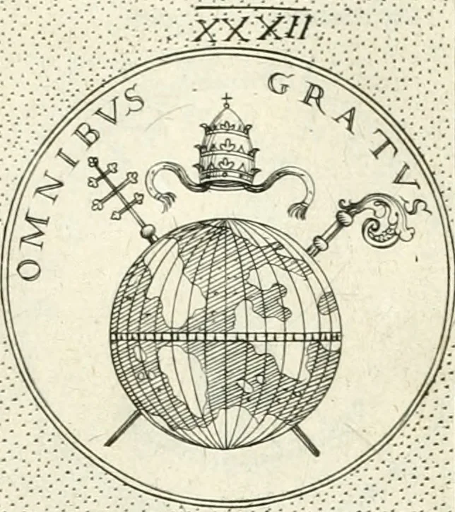 An illustration from Symbola diuina & humana pontificvm, imperatorvm, regvm : accessit breuis & facilis isagoge Iac. Typotii : ex mvsaeo Octavii de Strada civis Romani : tomus primus[-tertius], 1601, leaf 40