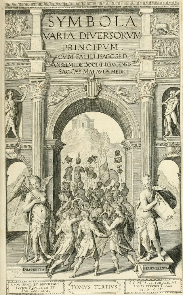 An illustration from Symbola diuina & humana pontificvm, imperatorvm, regvm : accessit breuis & facilis isagoge Iac. Typotii : ex mvsaeo Octavii de Strada civis Romani : tomus primus[-tertius], 1601, leaf 430