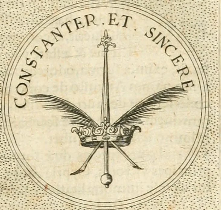 An illustration from Symbola diuina & humana pontificvm, imperatorvm, regvm : accessit breuis & facilis isagoge Iac. Typotii : ex mvsaeo Octavii de Strada civis Romani : tomus primus[-tertius], 1601, leaf 438