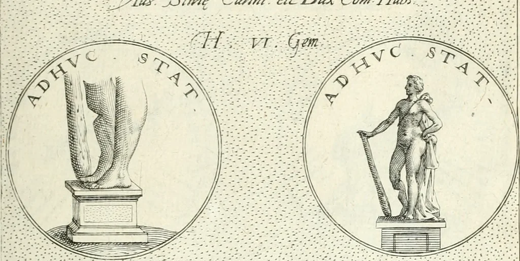 An illustration from Symbola diuina & humana pontificvm, imperatorvm, regvm : accessit breuis & facilis isagoge Iac. Typotii : ex mvsaeo Octavii de Strada civis Romani : tomus primus[-tertius], 1601, leaf 44