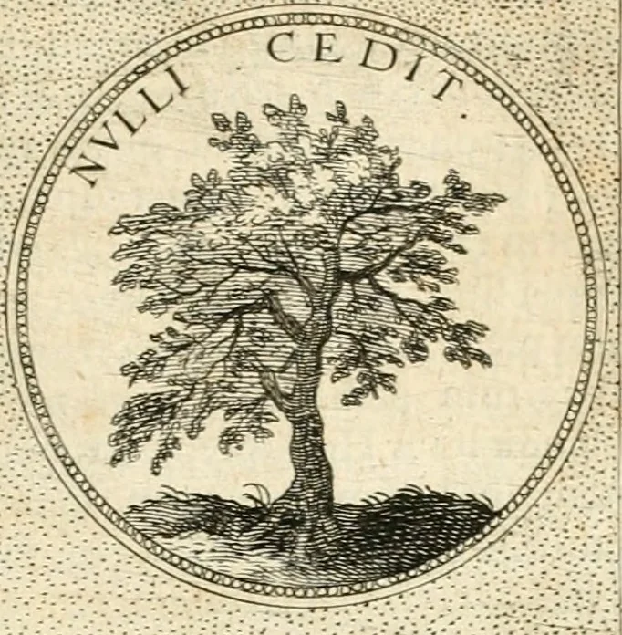 An illustration from Symbola diuina & humana pontificvm, imperatorvm, regvm : accessit breuis & facilis isagoge Iac. Typotii : ex mvsaeo Octavii de Strada civis Romani : tomus primus[-tertius], 1601, leaf 442