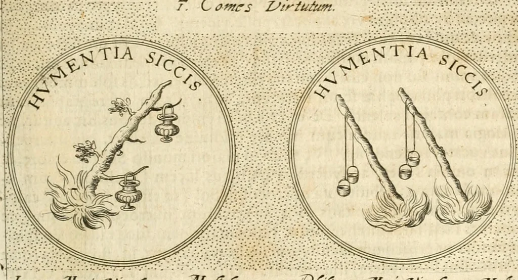 An illustration from Symbola diuina & humana pontificvm, imperatorvm, regvm : accessit breuis & facilis isagoge Iac. Typotii : ex mvsaeo Octavii de Strada civis Romani : tomus primus[-tertius], 1601, leaf 454