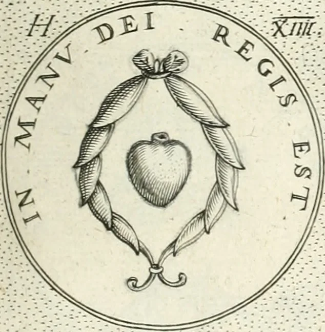 An illustration from Symbola diuina & humana pontificvm, imperatorvm, regvm : accessit breuis & facilis isagoge Iac. Typotii : ex mvsaeo Octavii de Strada civis Romani : tomus primus[-tertius], 1601, leaf 46