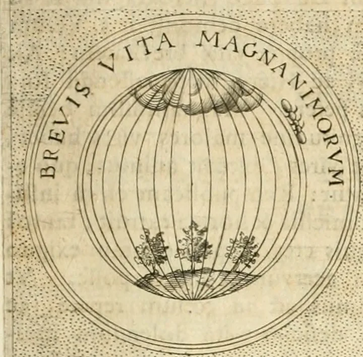 An illustration from Symbola diuina & humana pontificvm, imperatorvm, regvm : accessit breuis & facilis isagoge Iac. Typotii : ex mvsaeo Octavii de Strada civis Romani : tomus primus[-tertius], 1601, leaf 462