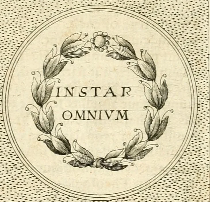 An illustration from Symbola diuina & humana pontificvm, imperatorvm, regvm : accessit breuis & facilis isagoge Iac. Typotii : ex mvsaeo Octavii de Strada civis Romani : tomus primus[-tertius], 1601, leaf 470