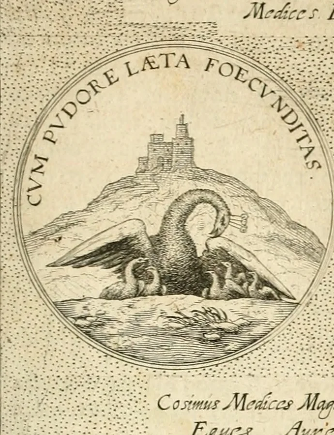 An illustration from Symbola diuina & humana pontificvm, imperatorvm, regvm : accessit breuis & facilis isagoge Iac. Typotii : ex mvsaeo Octavii de Strada civis Romani : tomus primus[-tertius], 1601, leaf 478