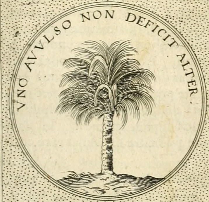 An illustration from Symbola diuina & humana pontificvm, imperatorvm, regvm : accessit breuis & facilis isagoge Iac. Typotii : ex mvsaeo Octavii de Strada civis Romani : tomus primus[-tertius], 1601, leaf 478