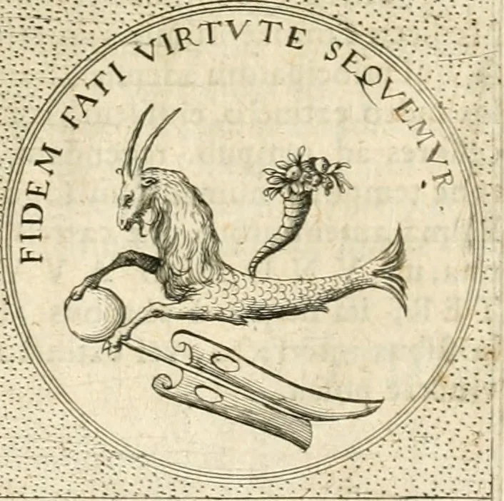 An illustration from Symbola diuina & humana pontificvm, imperatorvm, regvm : accessit breuis & facilis isagoge Iac. Typotii : ex mvsaeo Octavii de Strada civis Romani : tomus primus[-tertius], 1601, leaf 478