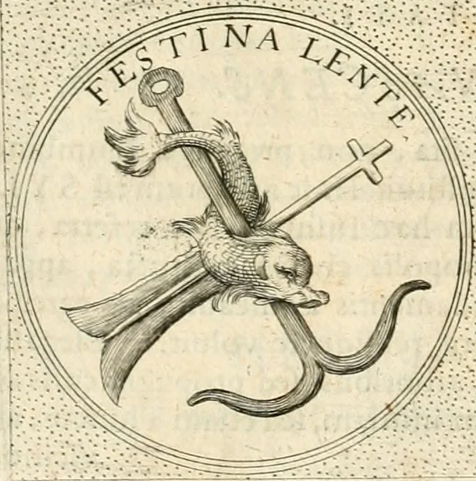 An illustration from Symbola diuina & humana pontificvm, imperatorvm, regvm : accessit breuis & facilis isagoge Iac. Typotii : ex mvsaeo Octavii de Strada civis Romani : tomus primus[-tertius], 1601, leaf 482
