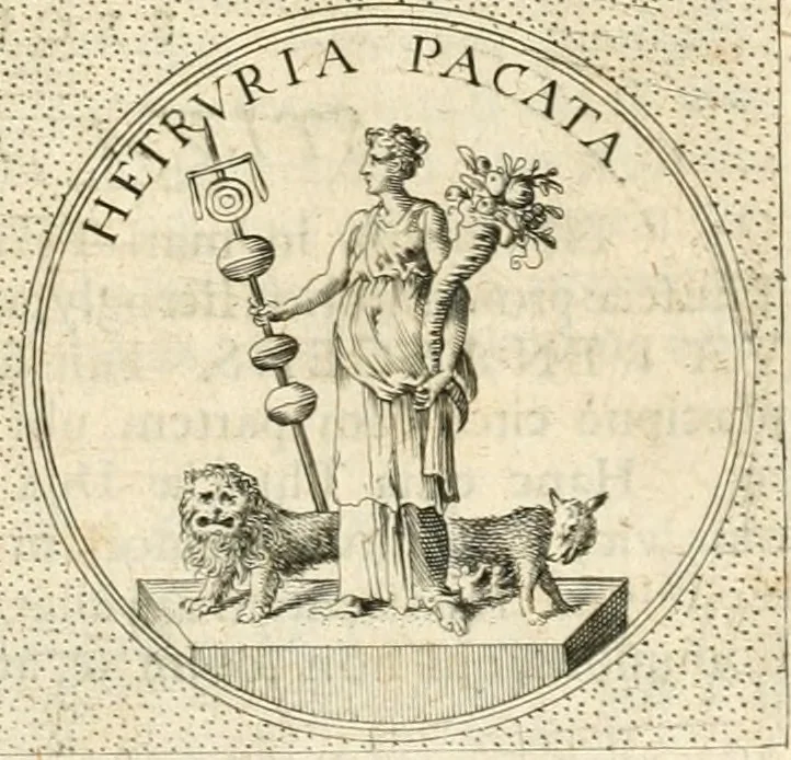 An illustration from Symbola diuina & humana pontificvm, imperatorvm, regvm : accessit breuis & facilis isagoge Iac. Typotii : ex mvsaeo Octavii de Strada civis Romani : tomus primus[-tertius], 1601, leaf 482