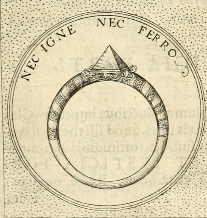 An illustration from Symbola diuina & humana pontificvm, imperatorvm, regvm : accessit breuis & facilis isagoge Iac. Typotii : ex mvsaeo Octavii de Strada civis Romani : tomus primus[-tertius], 1601, leaf 490