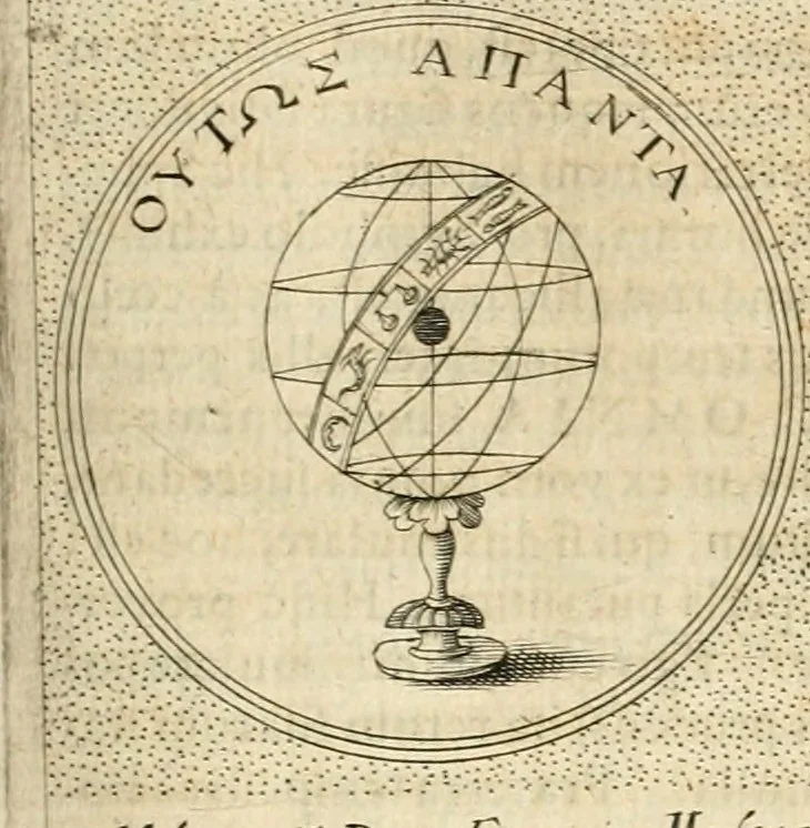 An illustration from Symbola diuina & humana pontificvm, imperatorvm, regvm : accessit breuis & facilis isagoge Iac. Typotii : ex mvsaeo Octavii de Strada civis Romani : tomus primus[-tertius], 1601, leaf 494