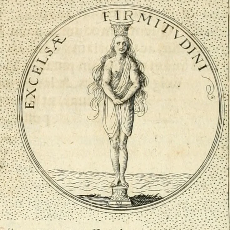 An illustration from Symbola diuina & humana pontificvm, imperatorvm, regvm : accessit breuis & facilis isagoge Iac. Typotii : ex mvsaeo Octavii de Strada civis Romani : tomus primus[-tertius], 1601, leaf 503