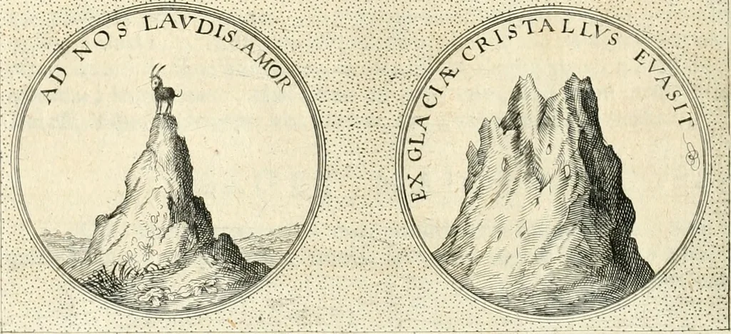 An illustration from Symbola diuina & humana pontificvm, imperatorvm, regvm : accessit breuis & facilis isagoge Iac. Typotii : ex mvsaeo Octavii de Strada civis Romani : tomus primus[-tertius], 1601, leaf 503