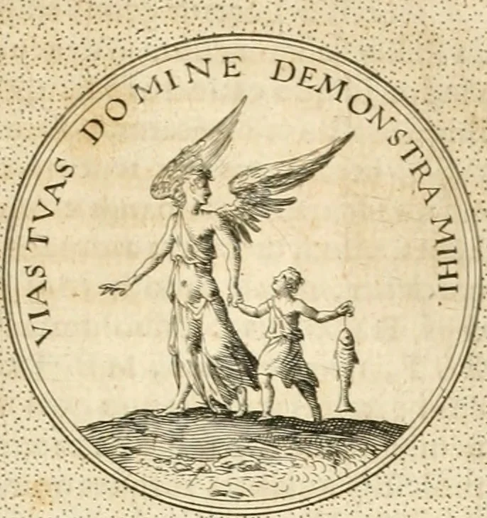 An illustration from Symbola diuina & humana pontificvm, imperatorvm, regvm : accessit breuis & facilis isagoge Iac. Typotii : ex mvsaeo Octavii de Strada civis Romani : tomus primus[-tertius], 1601, leaf 512