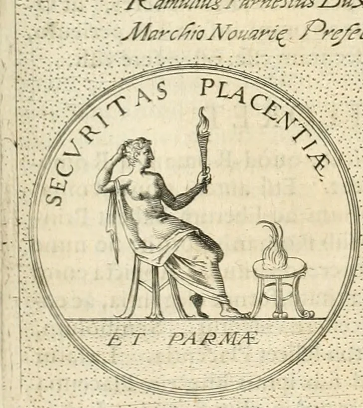 An illustration from Symbola diuina & humana pontificvm, imperatorvm, regvm : accessit breuis & facilis isagoge Iac. Typotii : ex mvsaeo Octavii de Strada civis Romani : tomus primus[-tertius], 1601, leaf 520