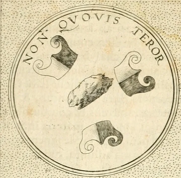 An illustration from Symbola diuina & humana pontificvm, imperatorvm, regvm : accessit breuis & facilis isagoge Iac. Typotii : ex mvsaeo Octavii de Strada civis Romani : tomus primus[-tertius], 1601, leaf 524