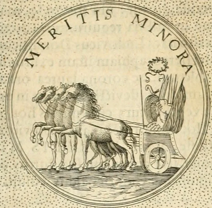 An illustration from Symbola diuina & humana pontificvm, imperatorvm, regvm : accessit breuis & facilis isagoge Iac. Typotii : ex mvsaeo Octavii de Strada civis Romani : tomus primus[-tertius], 1601, leaf 528